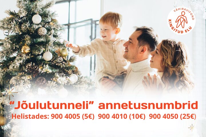 “Jõulutunneli” annetusnumbrid on avatud